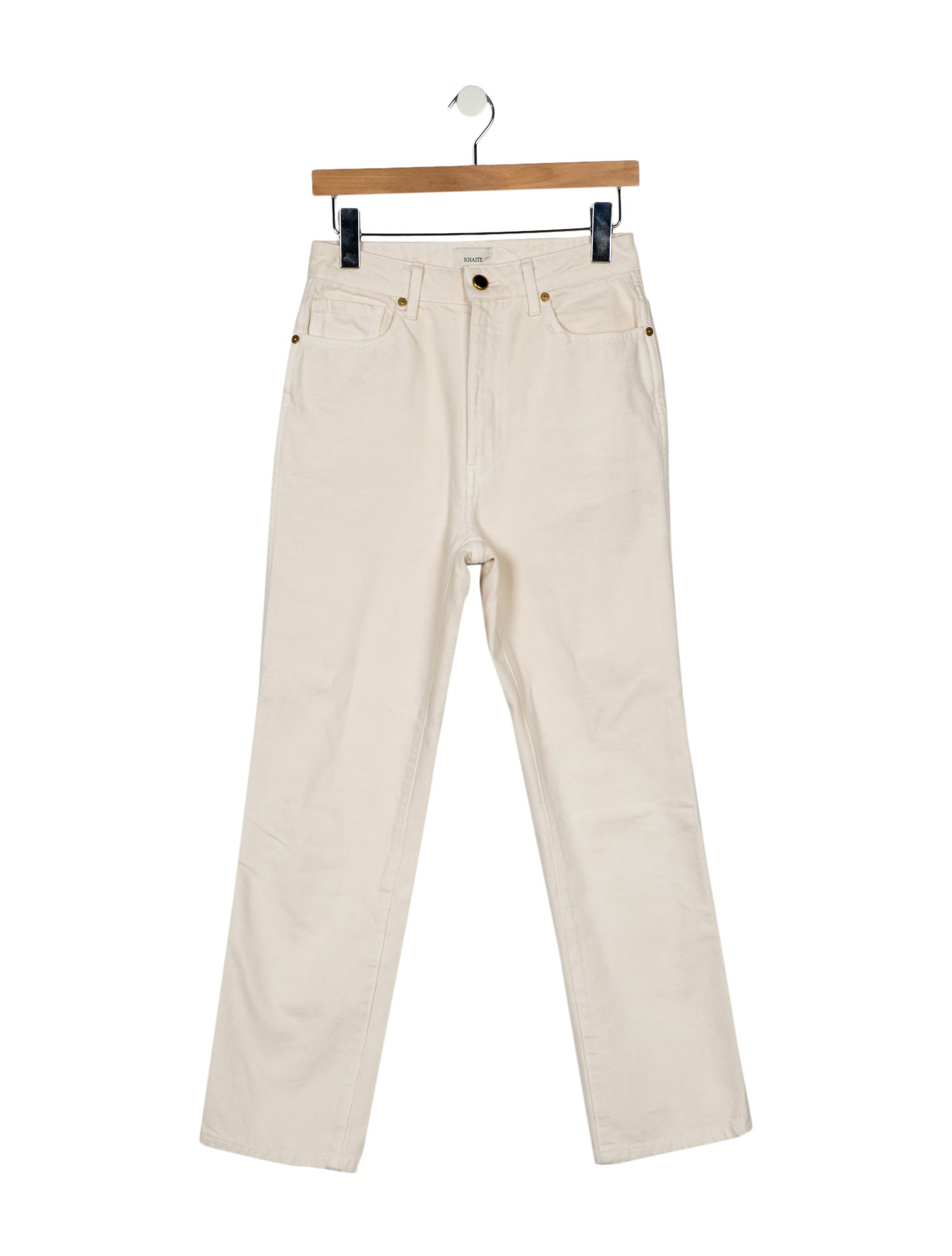 Simkhai High-Rise Straight Leg Jeans