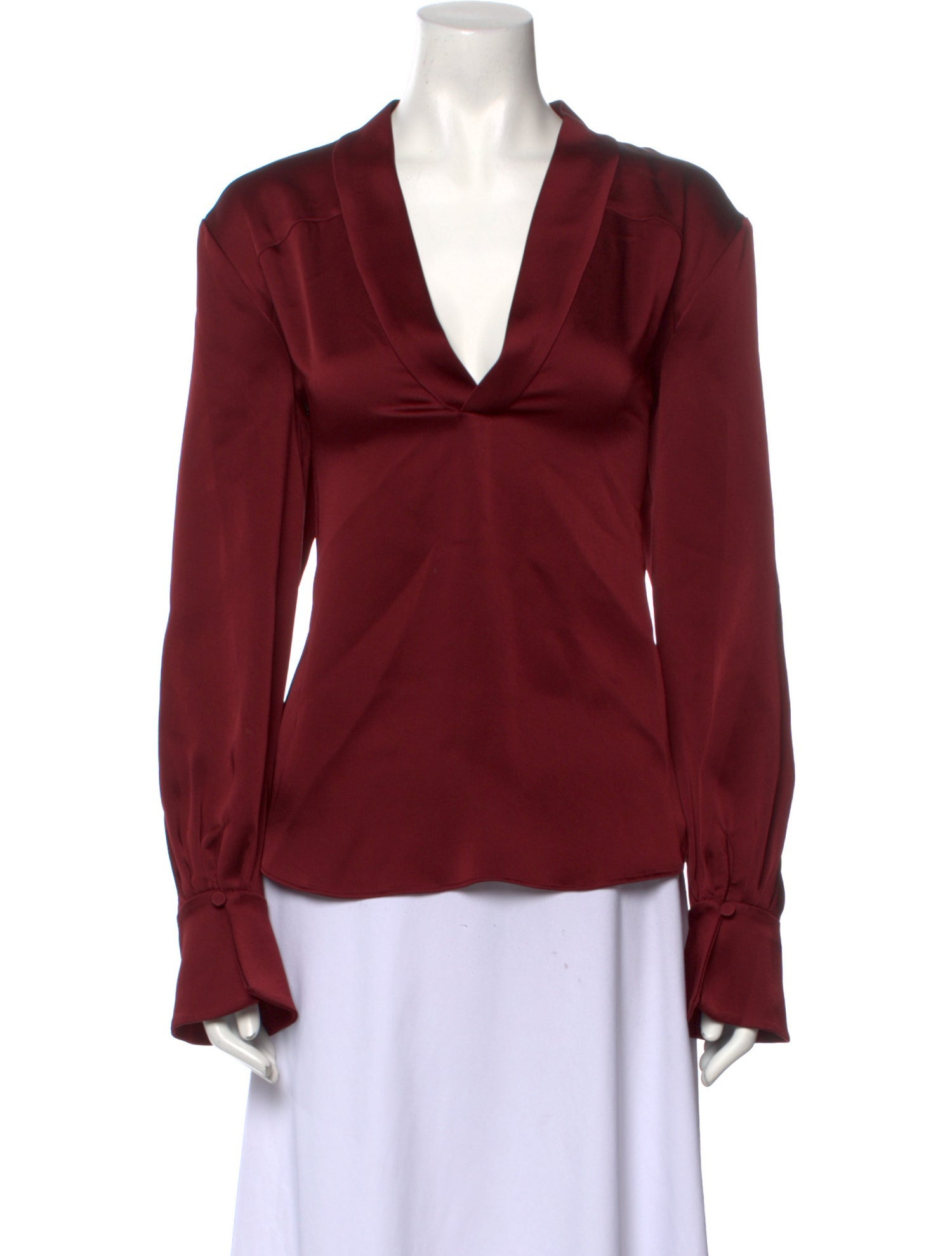 Simkhai V-Neck Long Sleeve Blouse w/ Tags