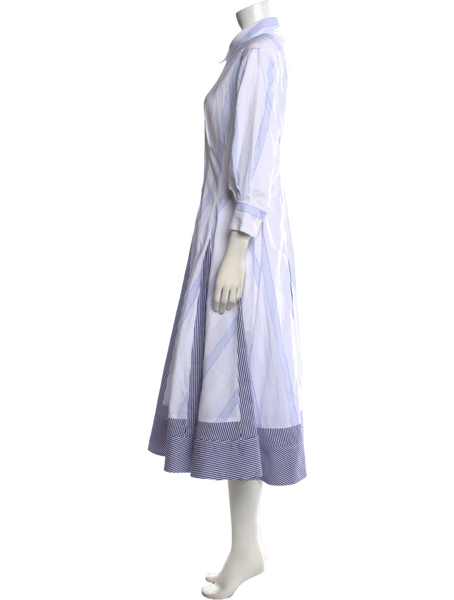 Simkhai Striped Midi Length Dress