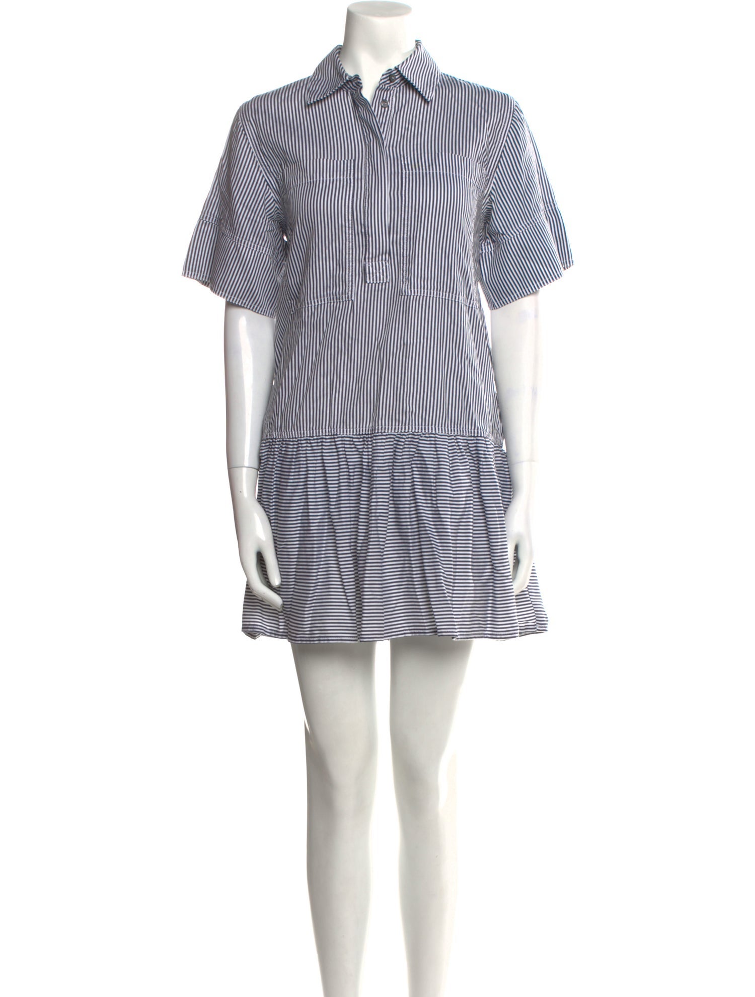 SIMKHAI 2231132SWZINNIAMARBLE 関税送料込 Simkhai Striped Mini Dress - Blue Dresses, Clothing