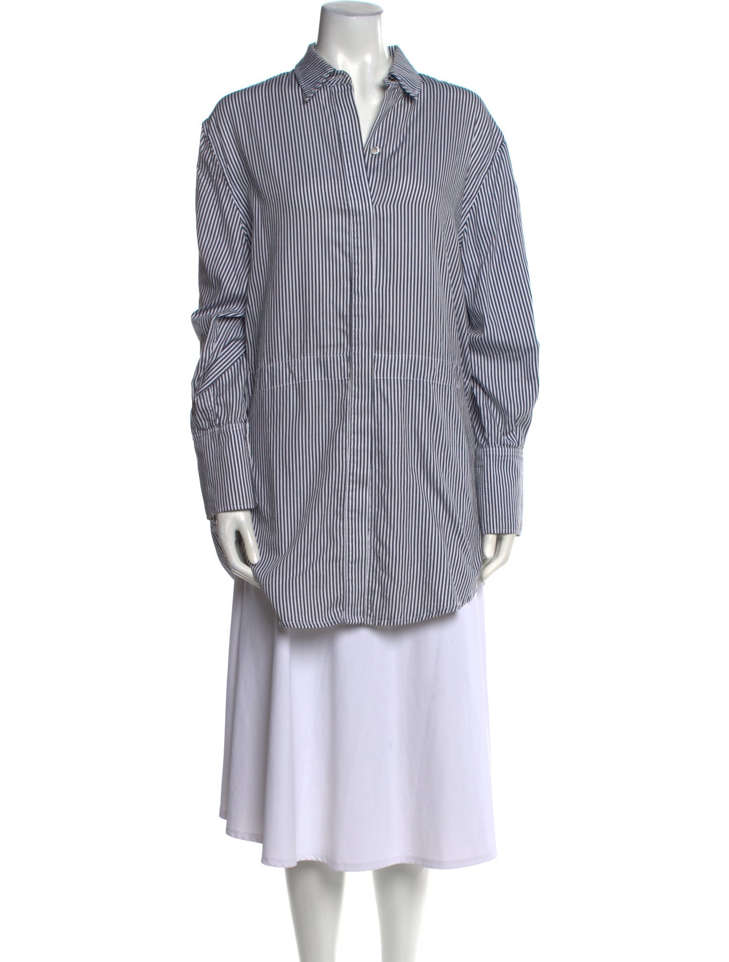 Simkhai Striped Long Sleeve Tunic