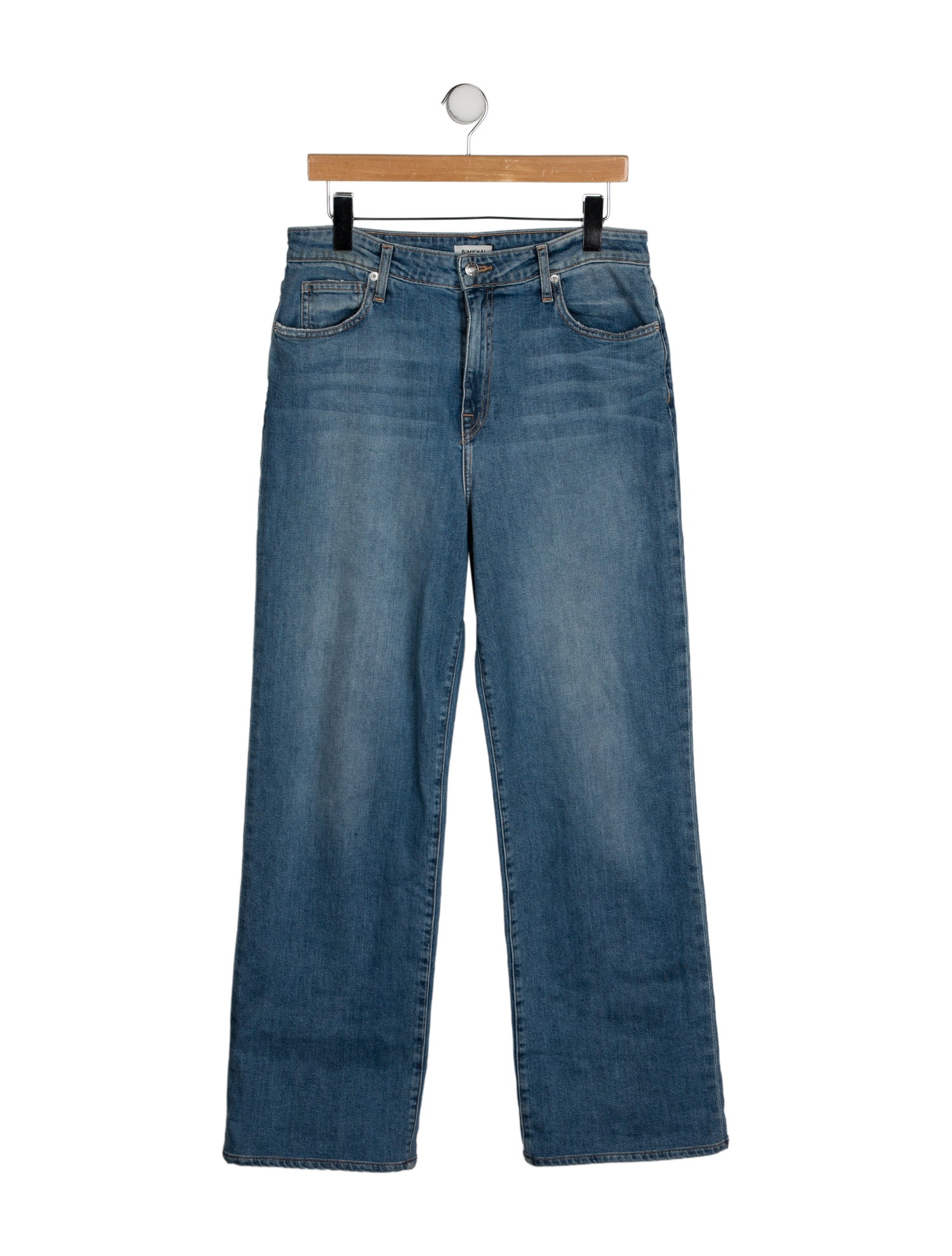 Simkhai High-Rise Wide Leg Jeans