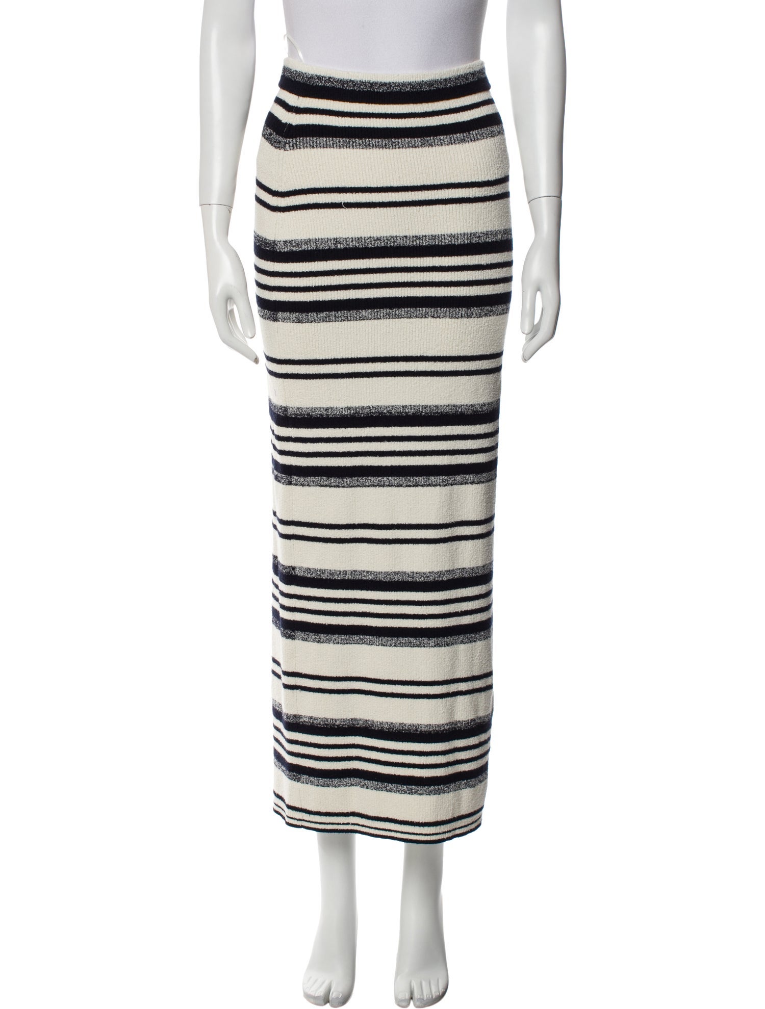 Simkhai Striped Midi Length Skirt