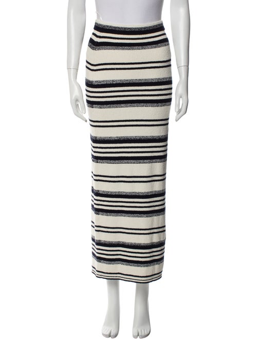 Simkhai Striped Midi Length Skirt