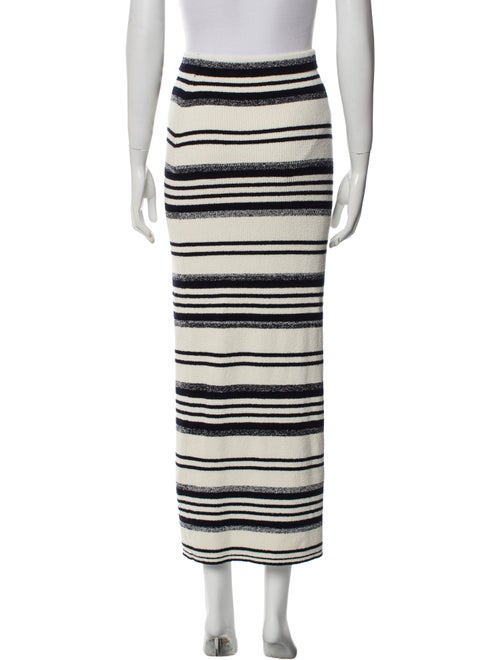 Simkhai Striped Midi Length Skirt