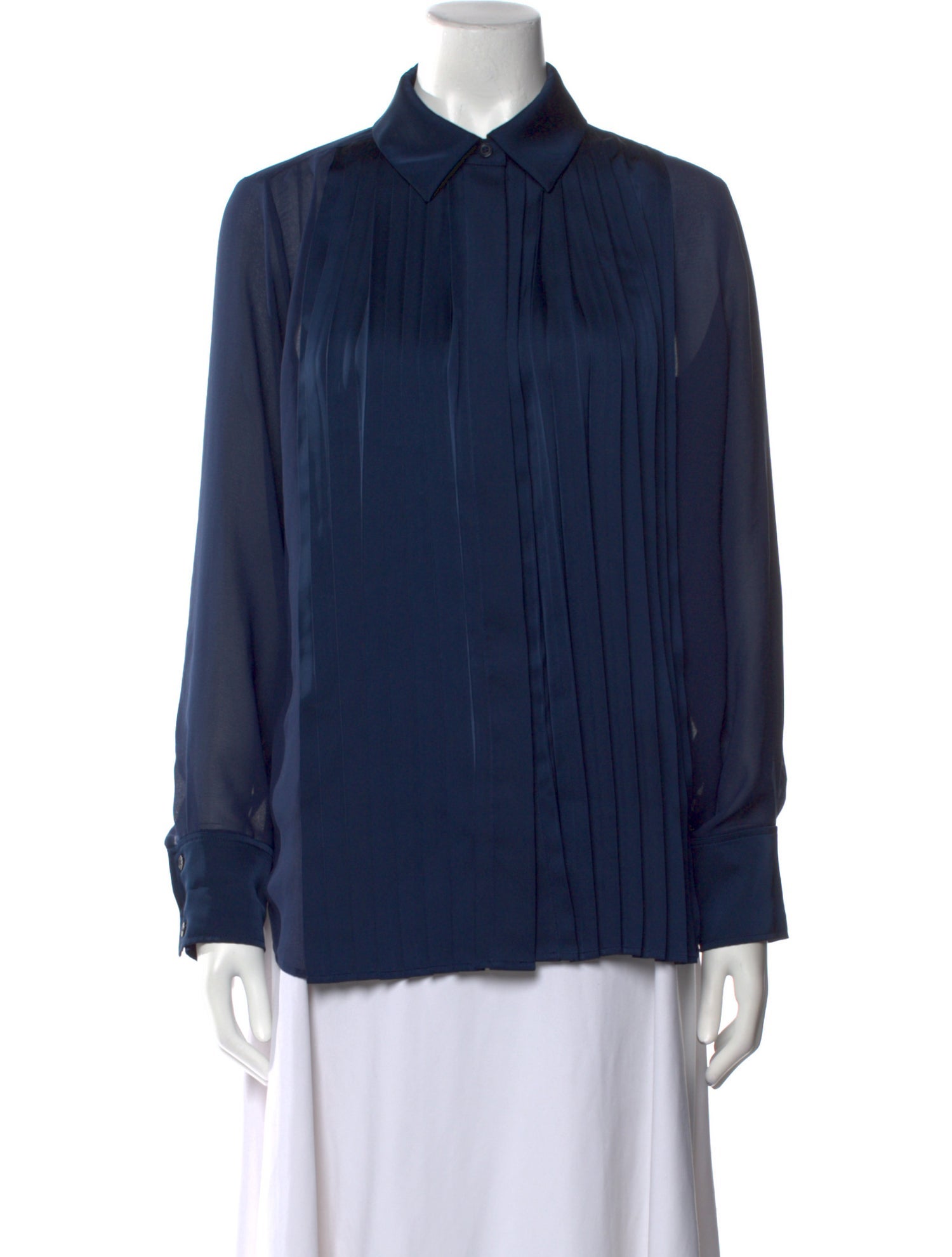 Simkhai Long Sleeve Button-Up Top