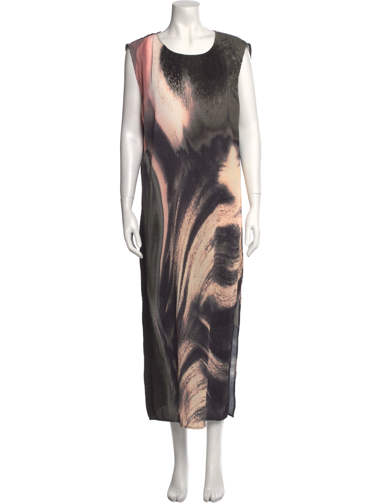 Simkhai Tie-Dye Print Midi Length Dress