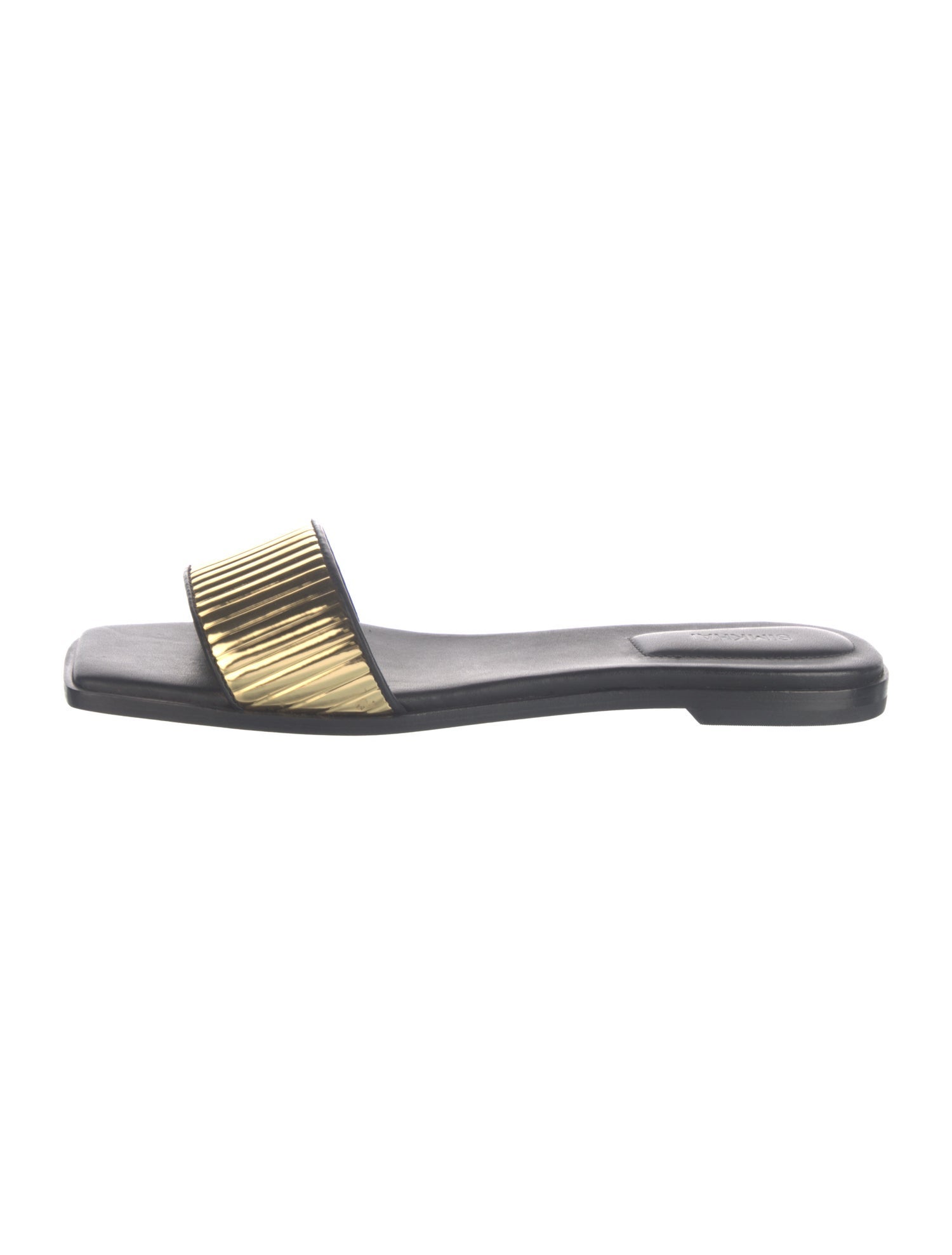 Simkhai Leather Printed Slides