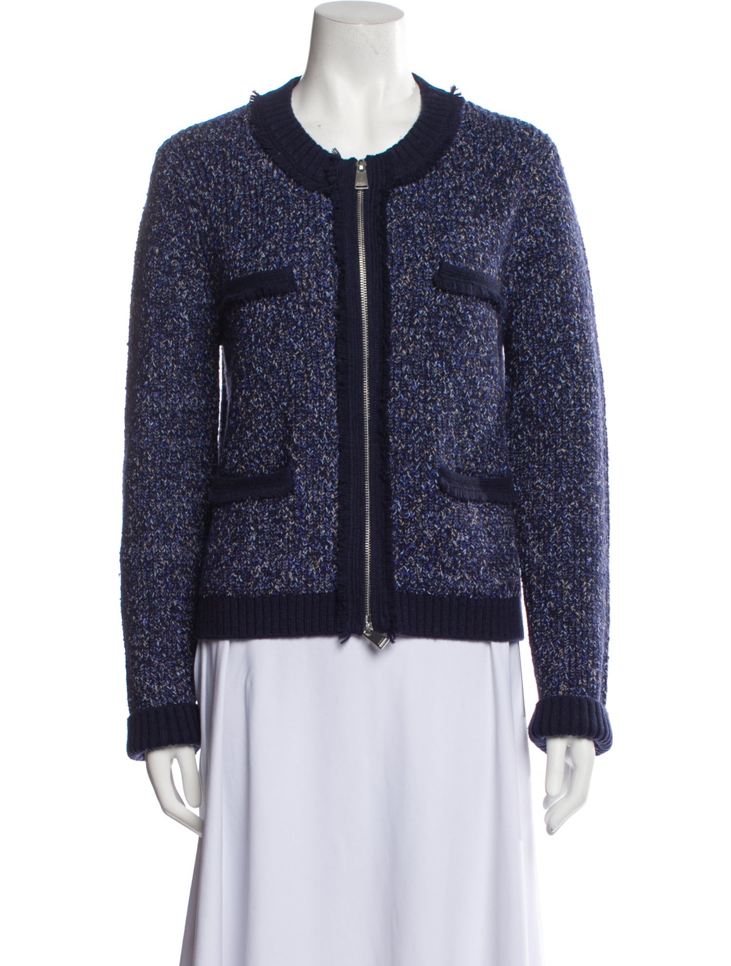 Simkhai Wool Tweed Pattern Evening Jacket