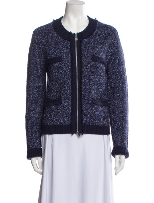 Simkhai Wool Tweed Pattern Evening Jacket