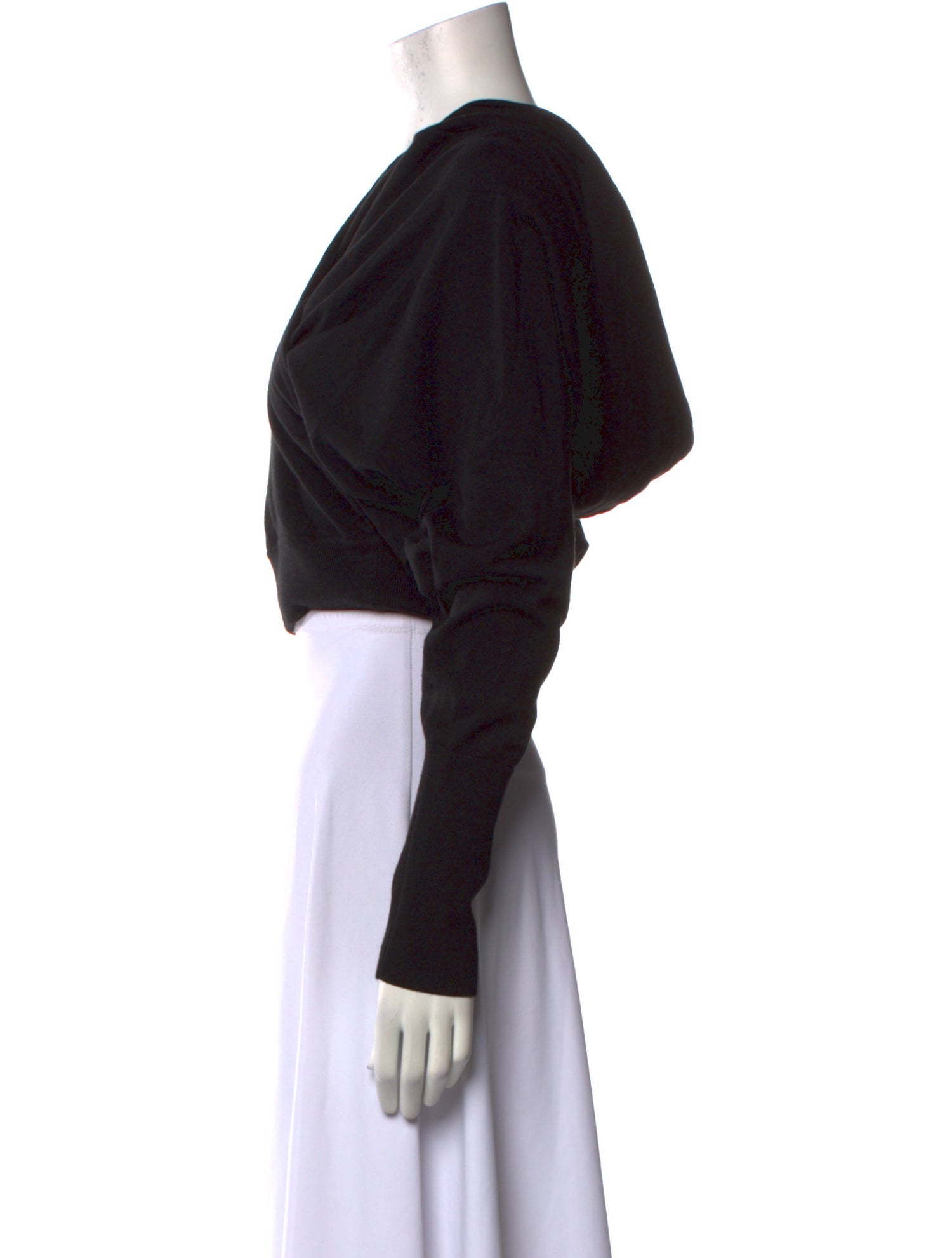 Simkhai Merino Wool V-Neck Crop Top