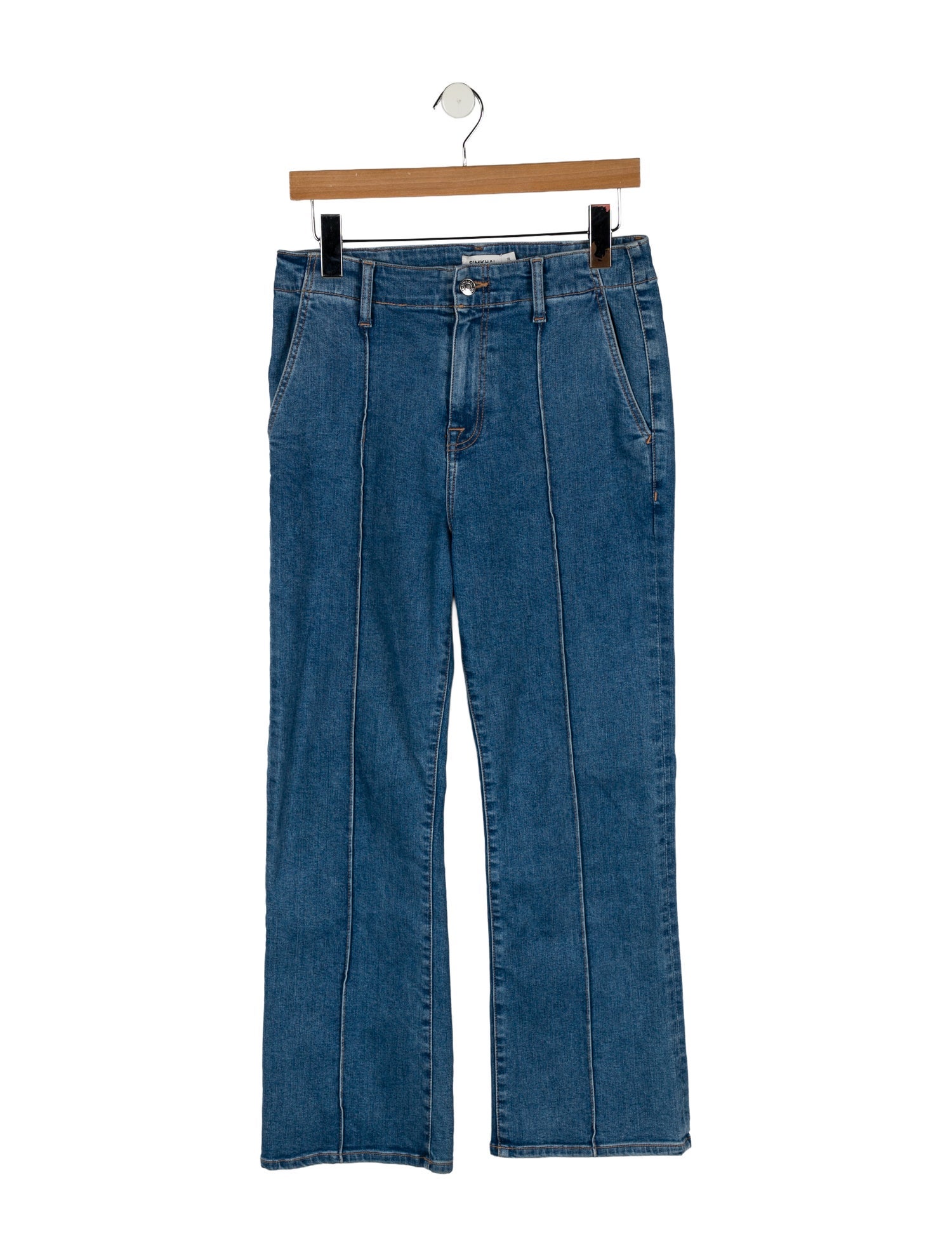Simkhai High-Rise Wide Leg Jeans