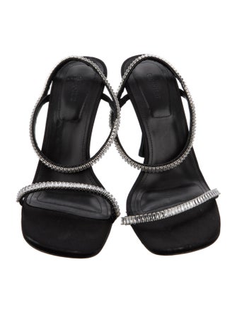 Simkhai Crystal Crystal Embellishments Slingback Sandals
