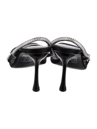 Simkhai Crystal Crystal Embellishments Slingback Sandals