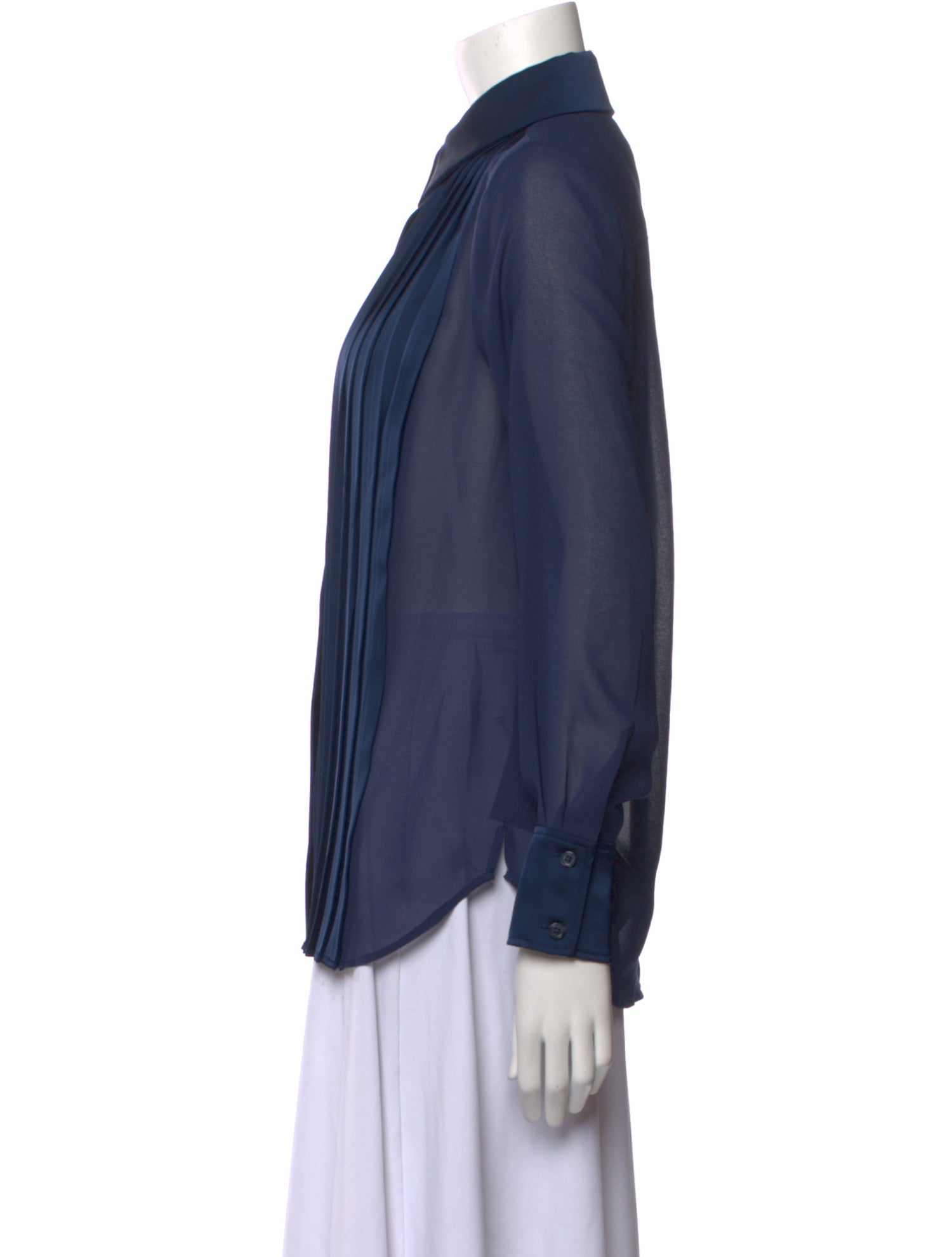 Simkhai Long Sleeve Button-Up Top