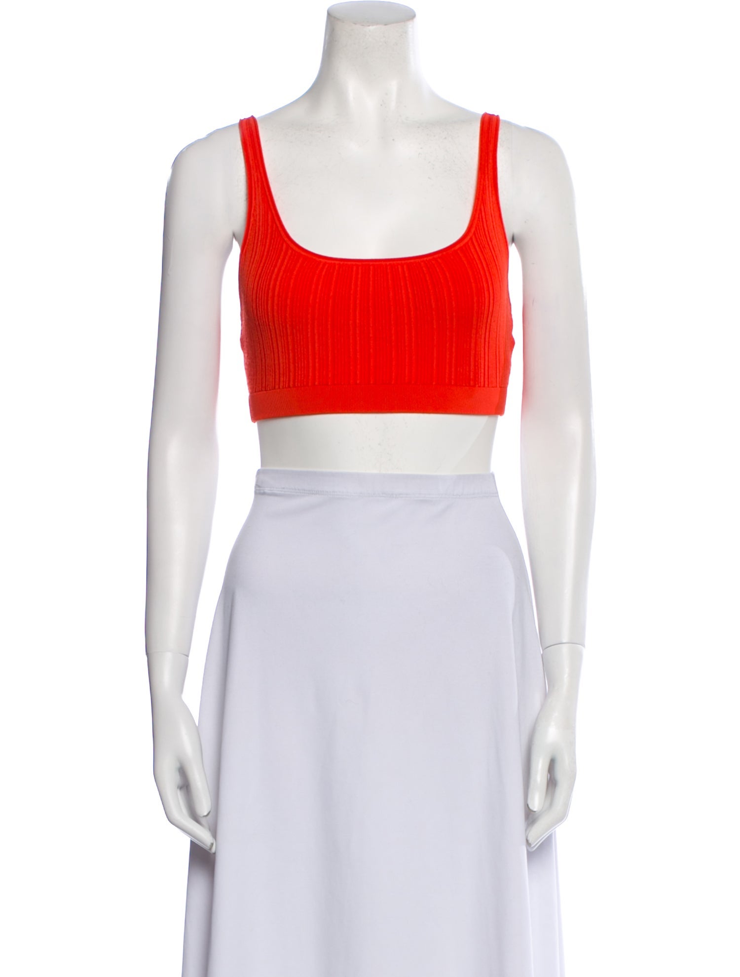 Simkhai Scoop Neck Sleeveless Crop Top