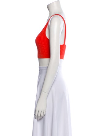 Simkhai Scoop Neck Sleeveless Crop Top