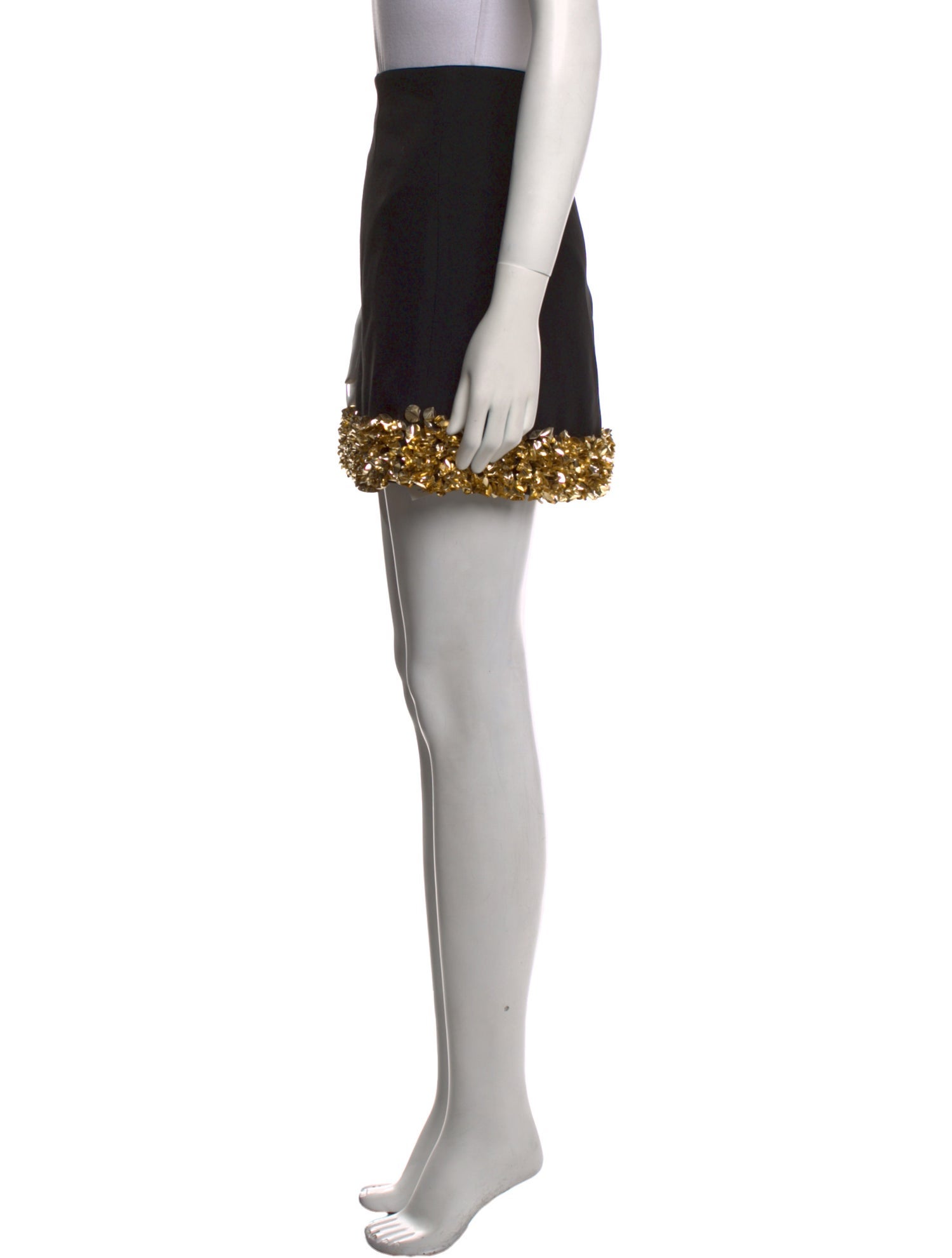 Simkhai Colorblock Pattern Mini Skirt