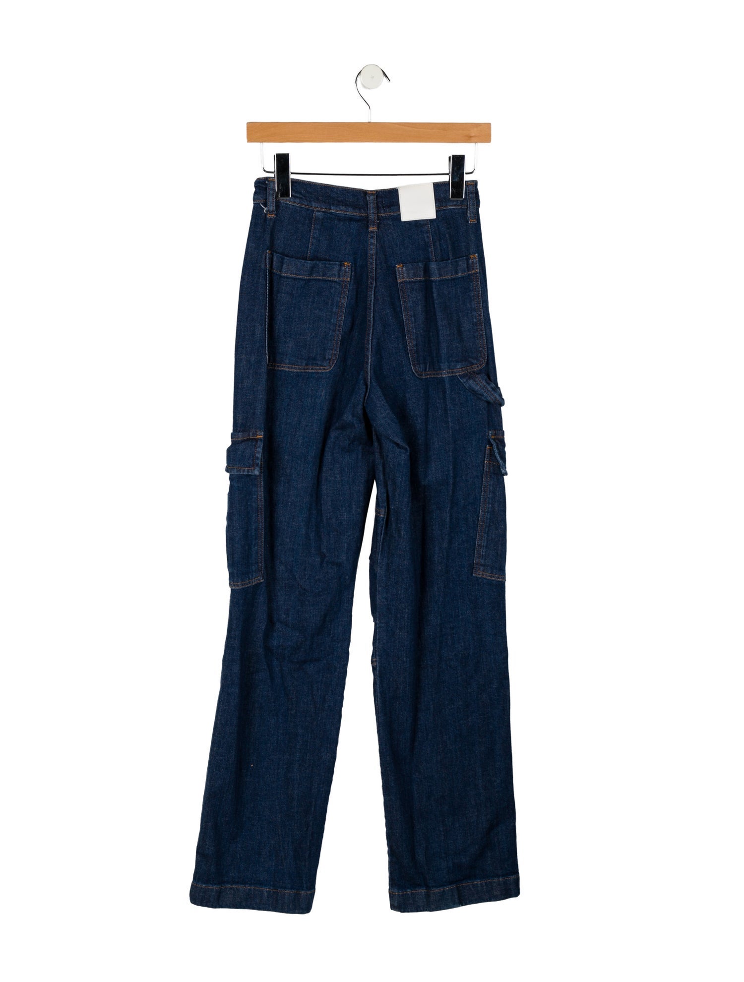 Simkhai Mid-Rise Straight Leg Jeans
