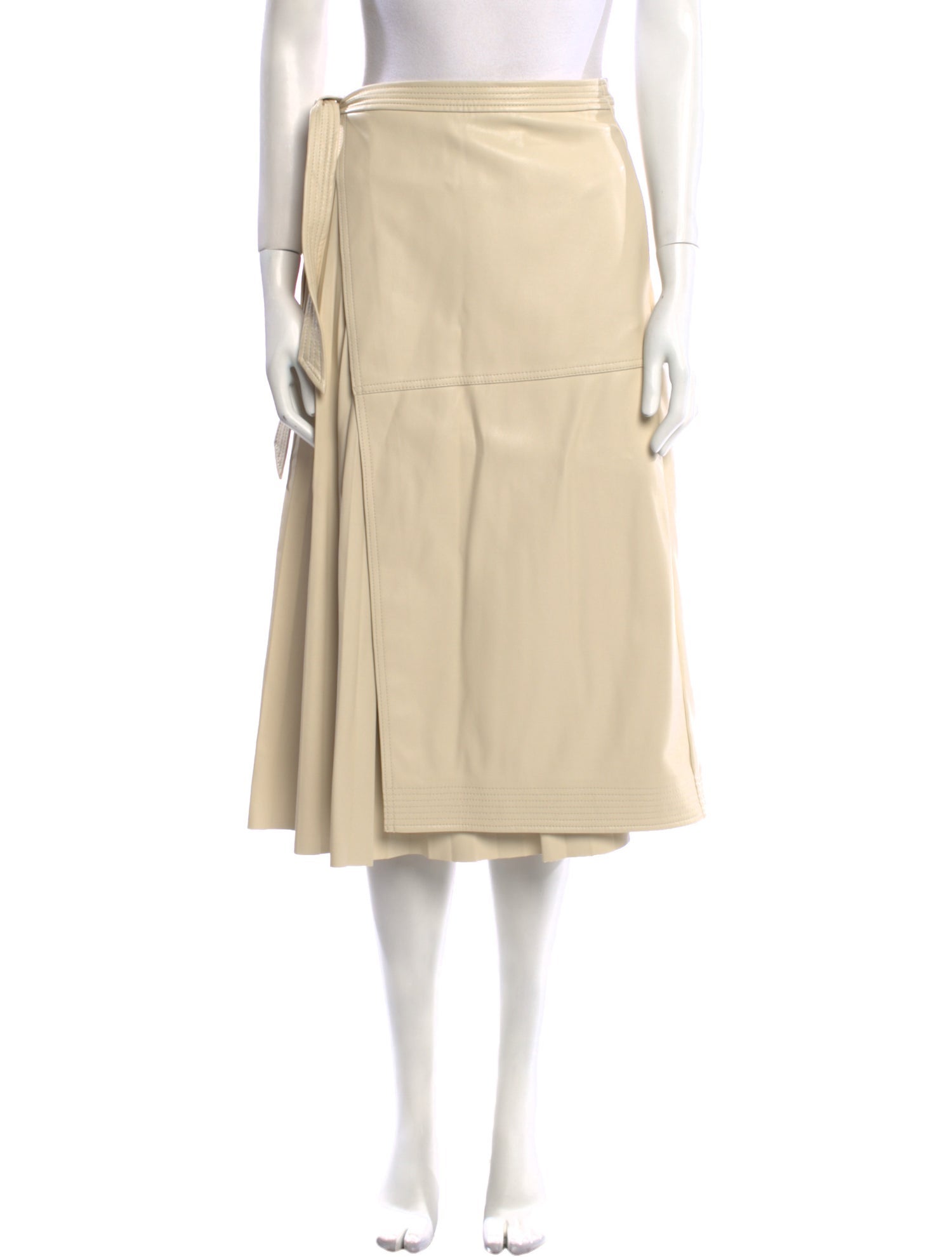 Simkhai Embroidered Accent Midi Length Skirt