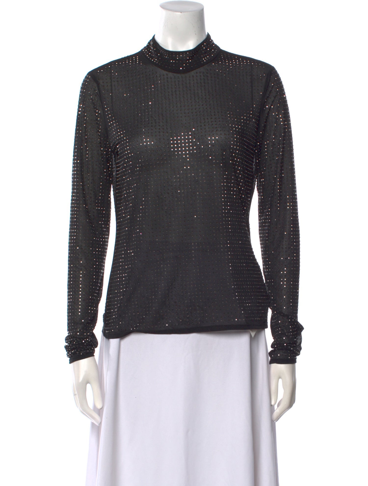 Simkhai Mock Neck Long Sleeve Sweatshirt