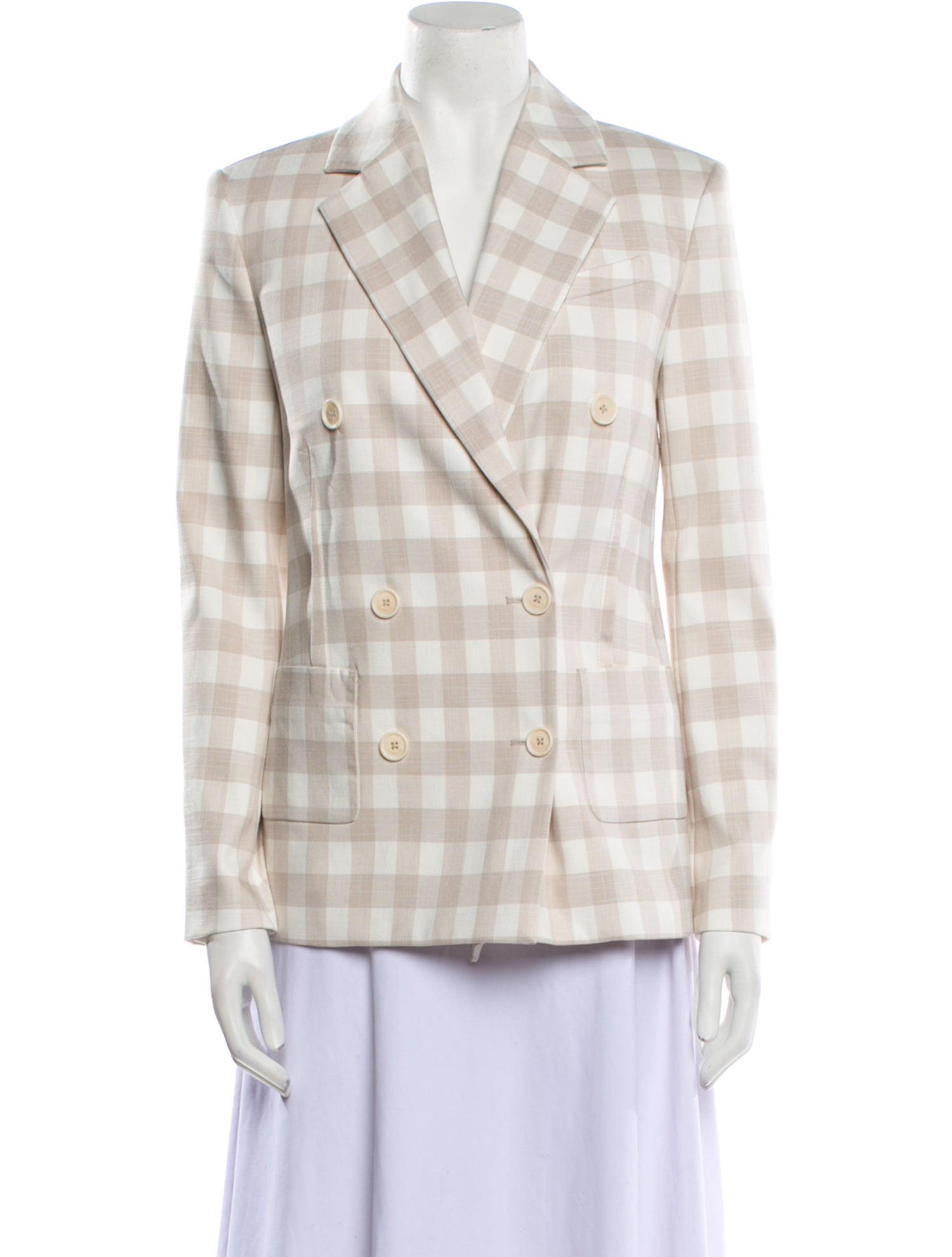 Simkhai Plaid Print Blazer w/ Tags