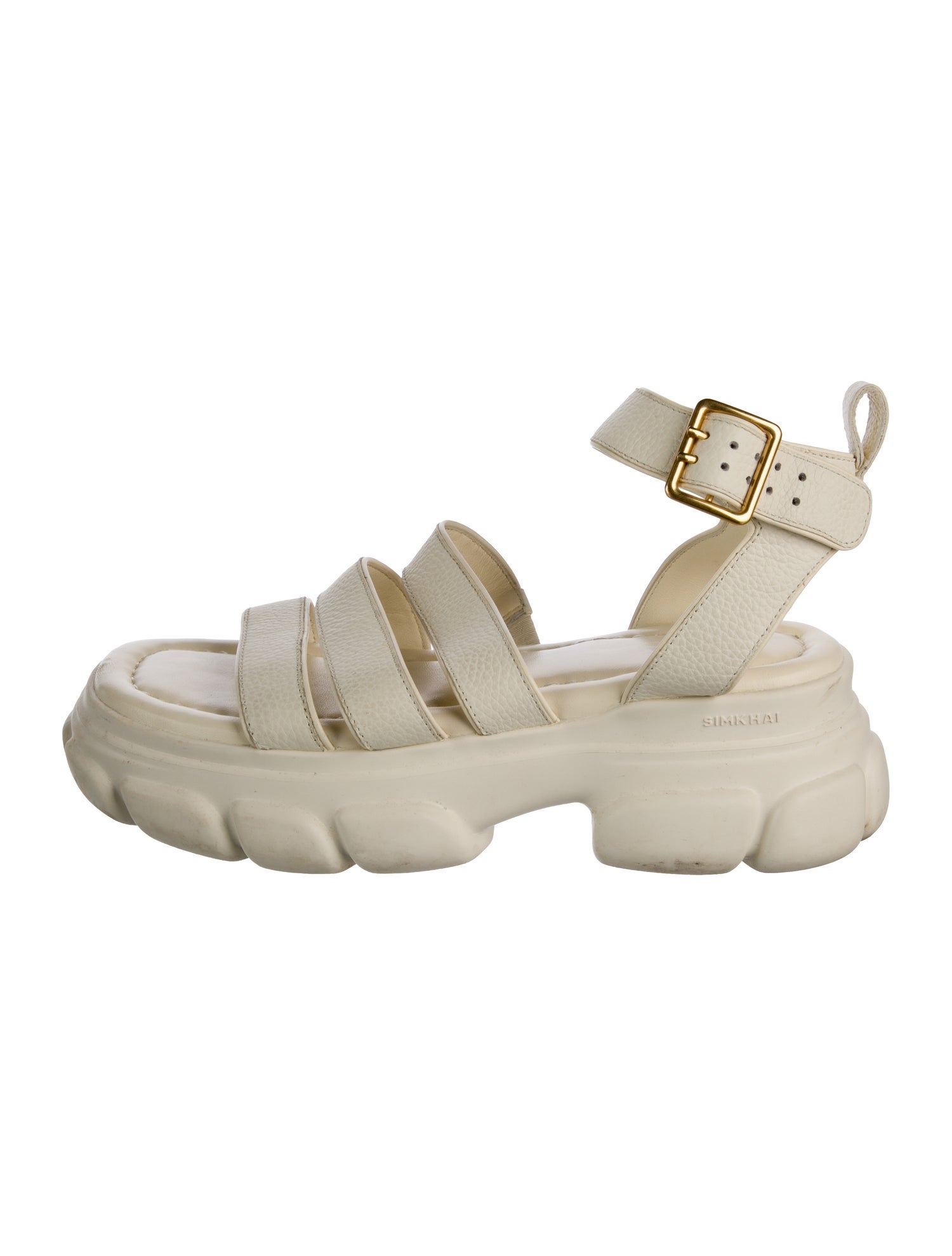 Simkhai Rubber Slingback Sandals