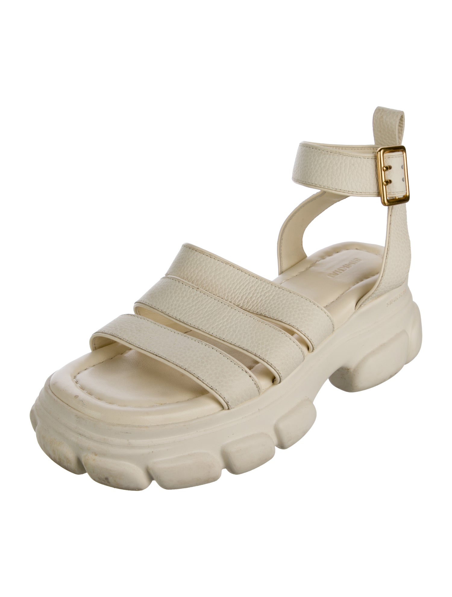 Simkhai Rubber Slingback Sandals