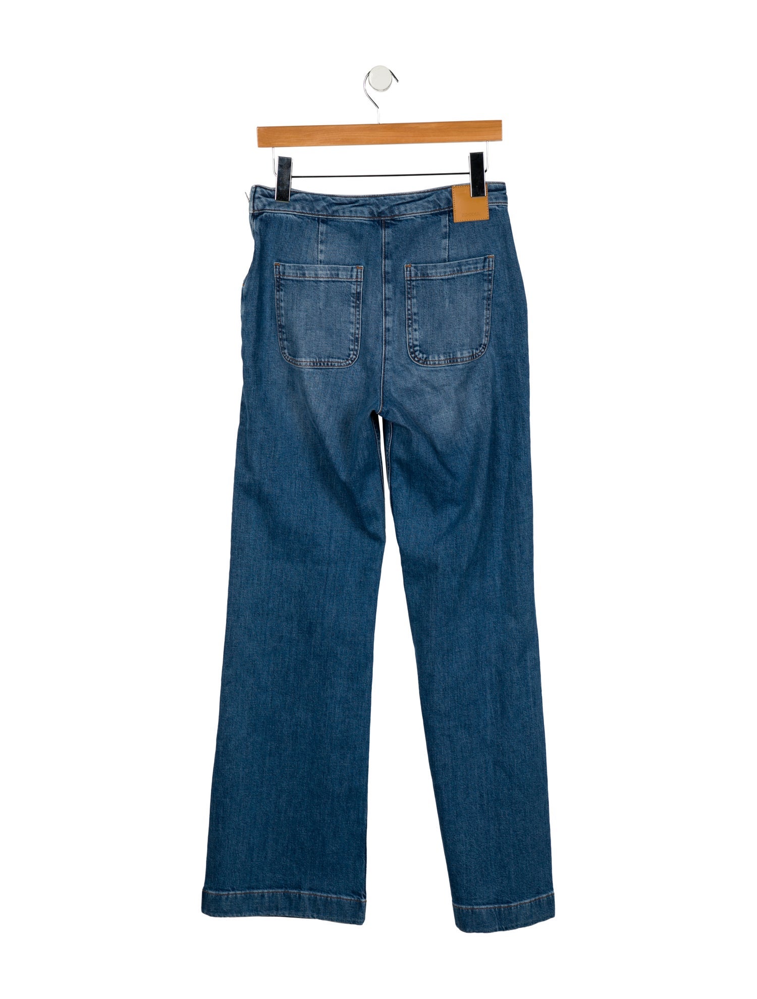 Simkhai High-Rise Wide Leg Jeans