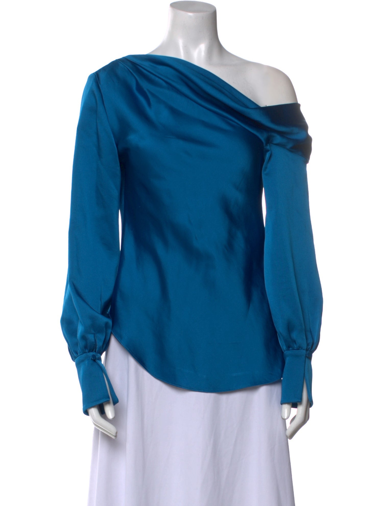 Simkhai Satin Asymmetrical Top