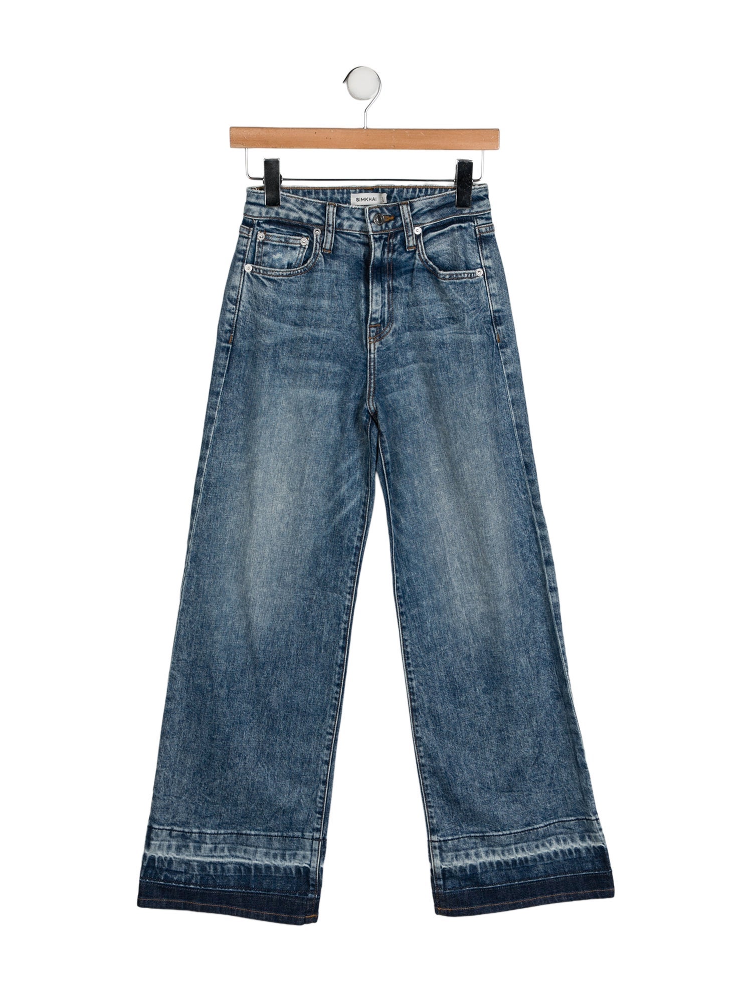 Simkhai High-Rise Wide Leg Jeans