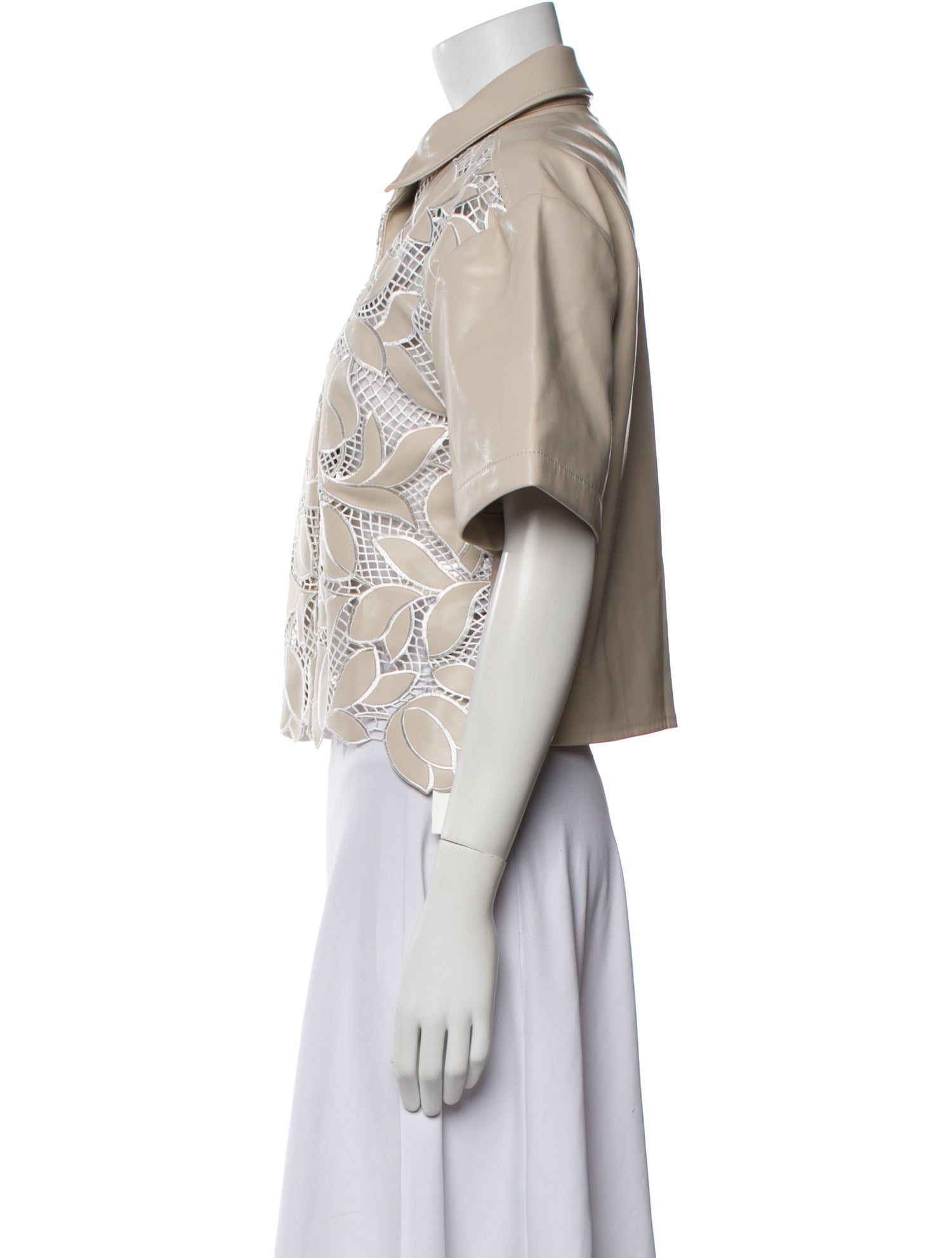 Simkhai Nylon Lace Pattern Coat w/ Tags