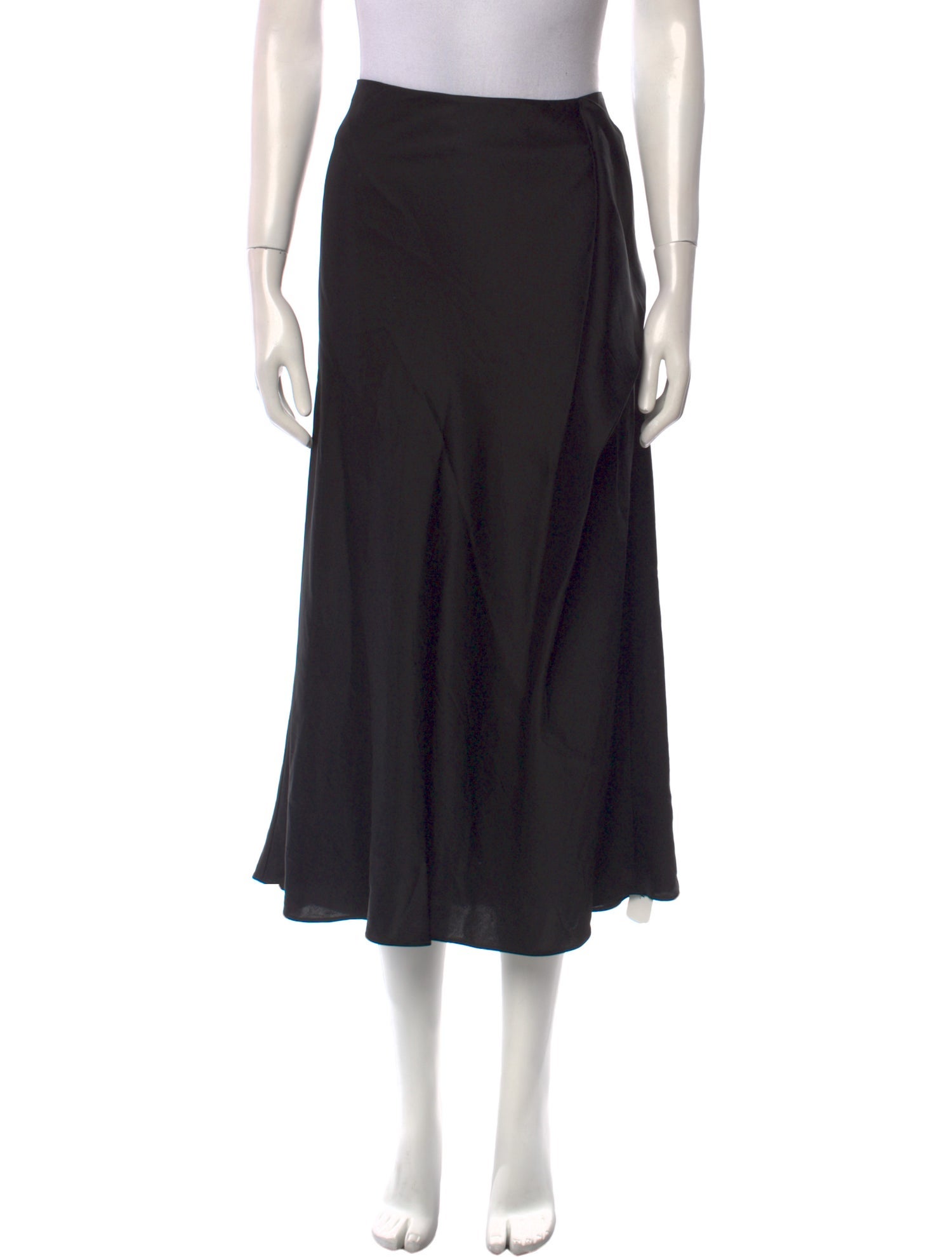 Simkhai Silk Midi Length Skirt