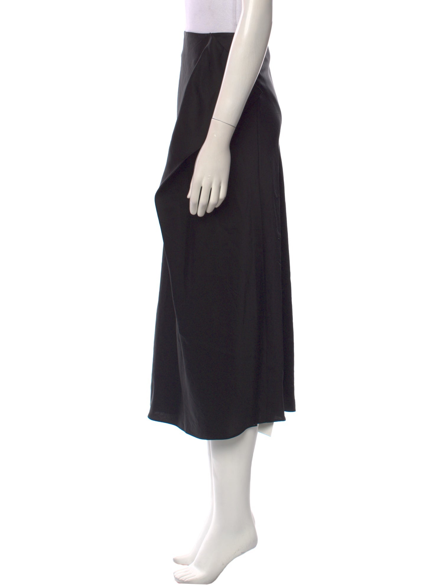 Simkhai Silk Midi Length Skirt