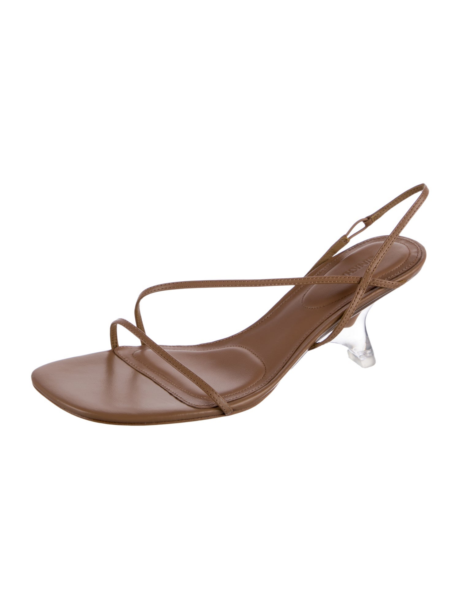 Simkhai Leather Slingback Sandals