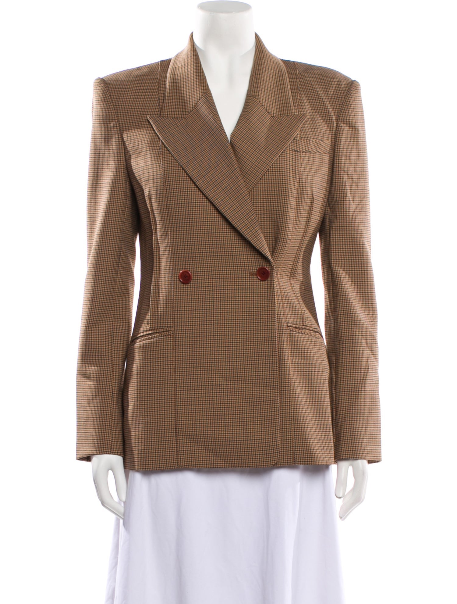 Simkhai Plaid Print Blazer