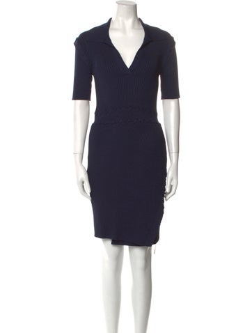 Simkhai Dresses V-Neck Knee-Length Dress M