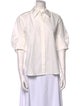 Simkhai Short Sleeve Button-Up Top