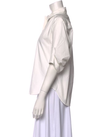 Simkhai Short Sleeve Button-Up Top