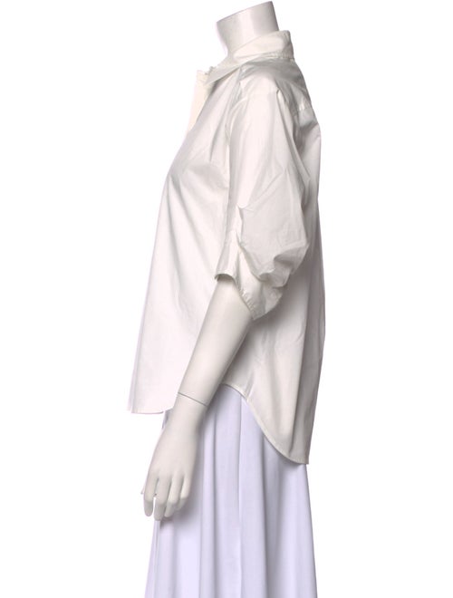 Simkhai Short Sleeve Button-Up Top