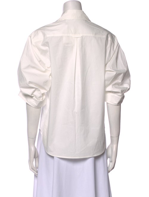 Simkhai Short Sleeve Button-Up Top