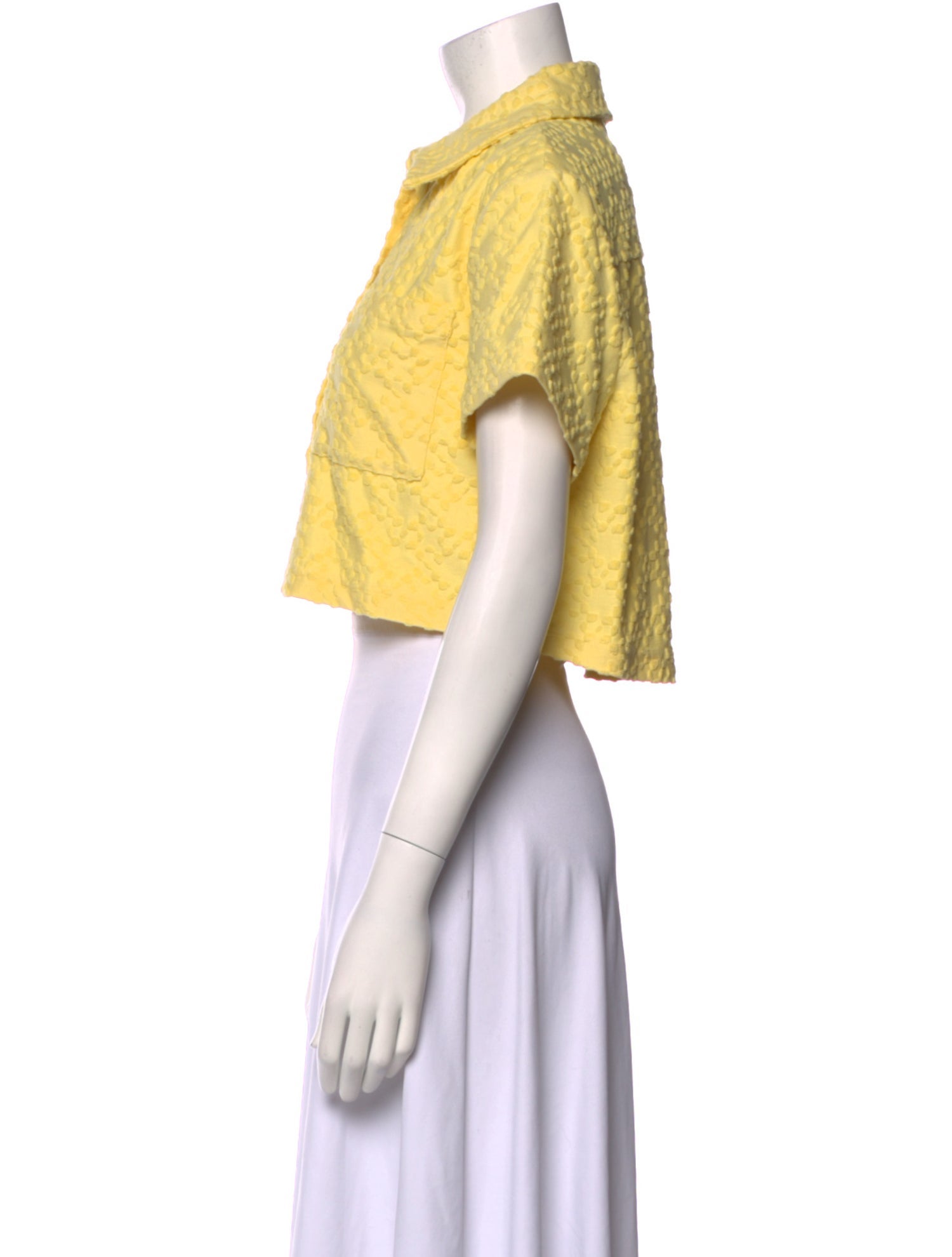 Simkhai Short Sleeve Crop Top