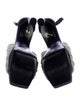 Simkhai Satin Crystal Embellishments Sandals