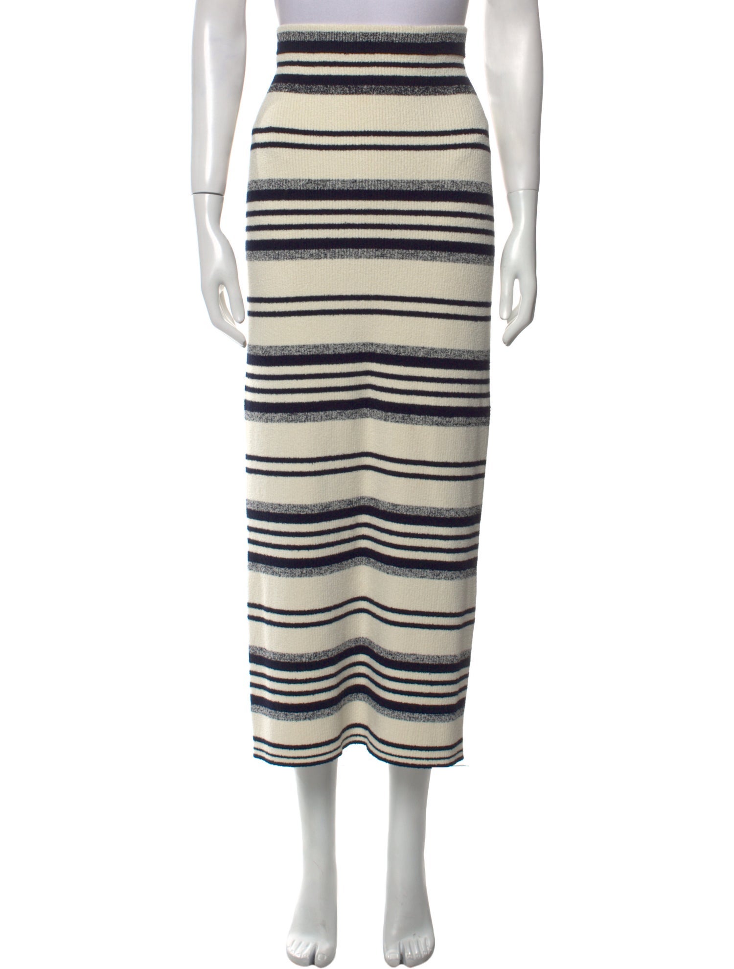 Simkhai Striped Midi Length Skirt