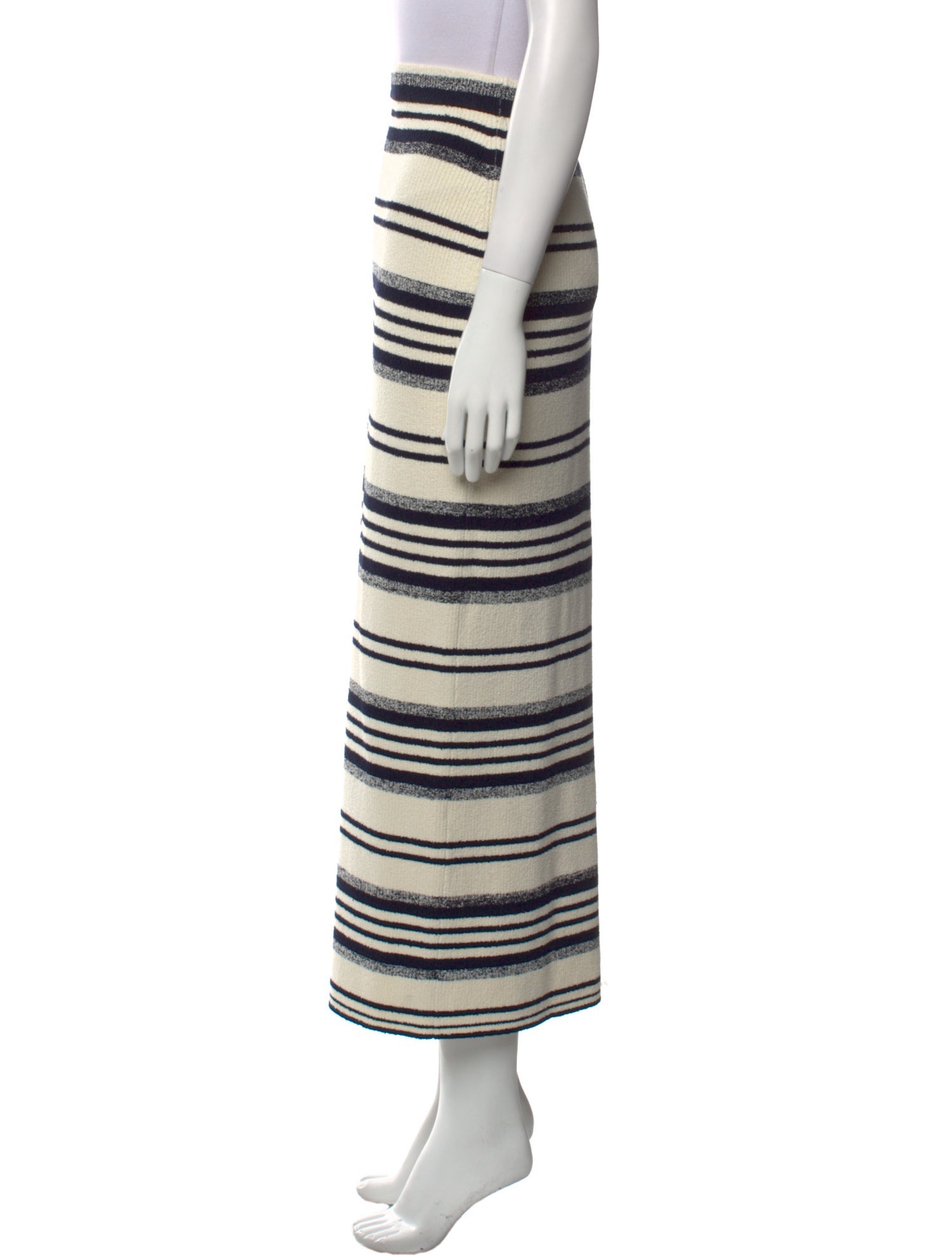 Simkhai Striped Midi Length Skirt