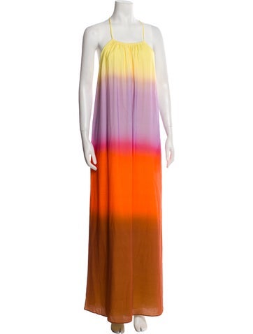 Simkhai Dresses Tie-Dye Print Long Dress M
