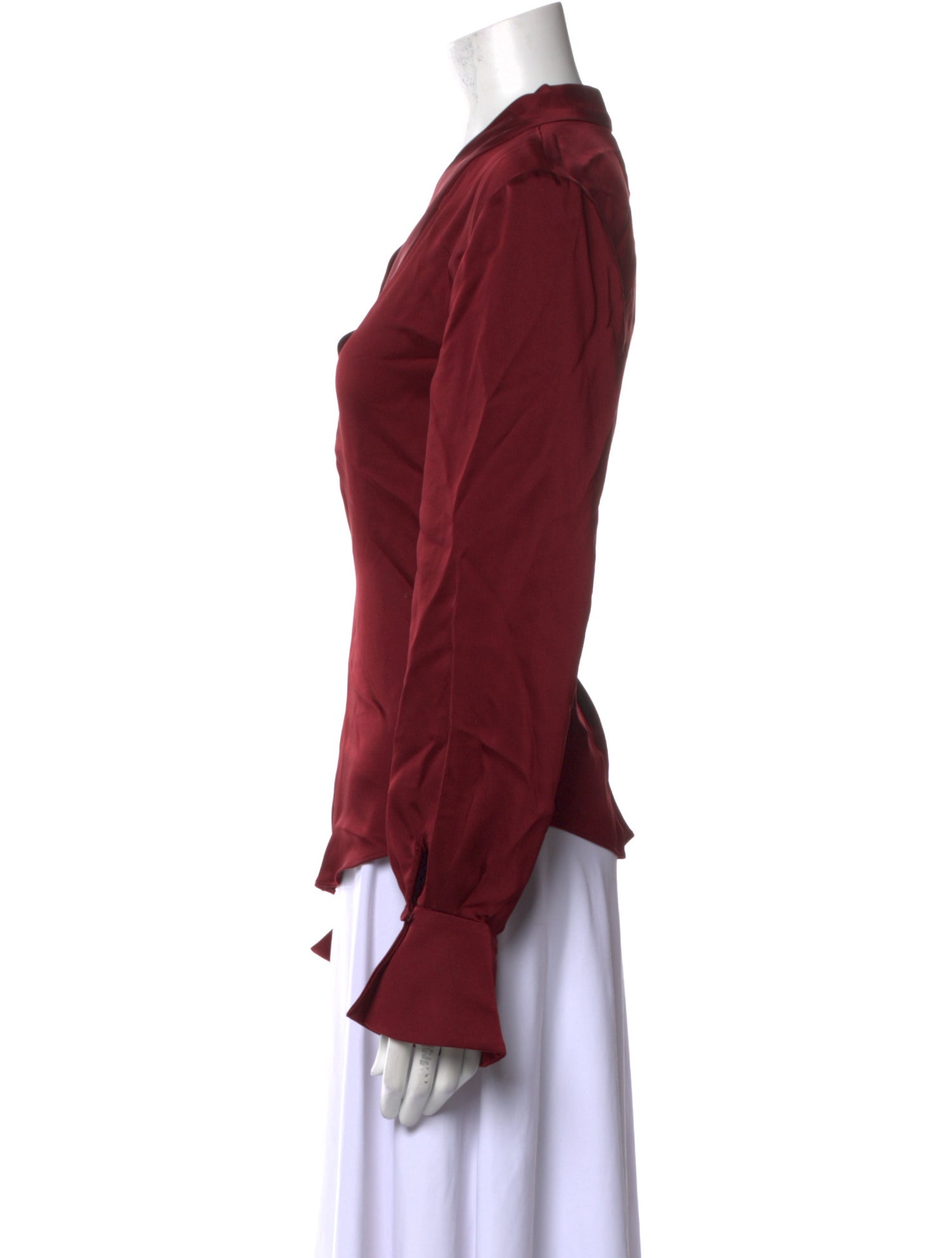 Simkhai V-Neck Long Sleeve Blouse