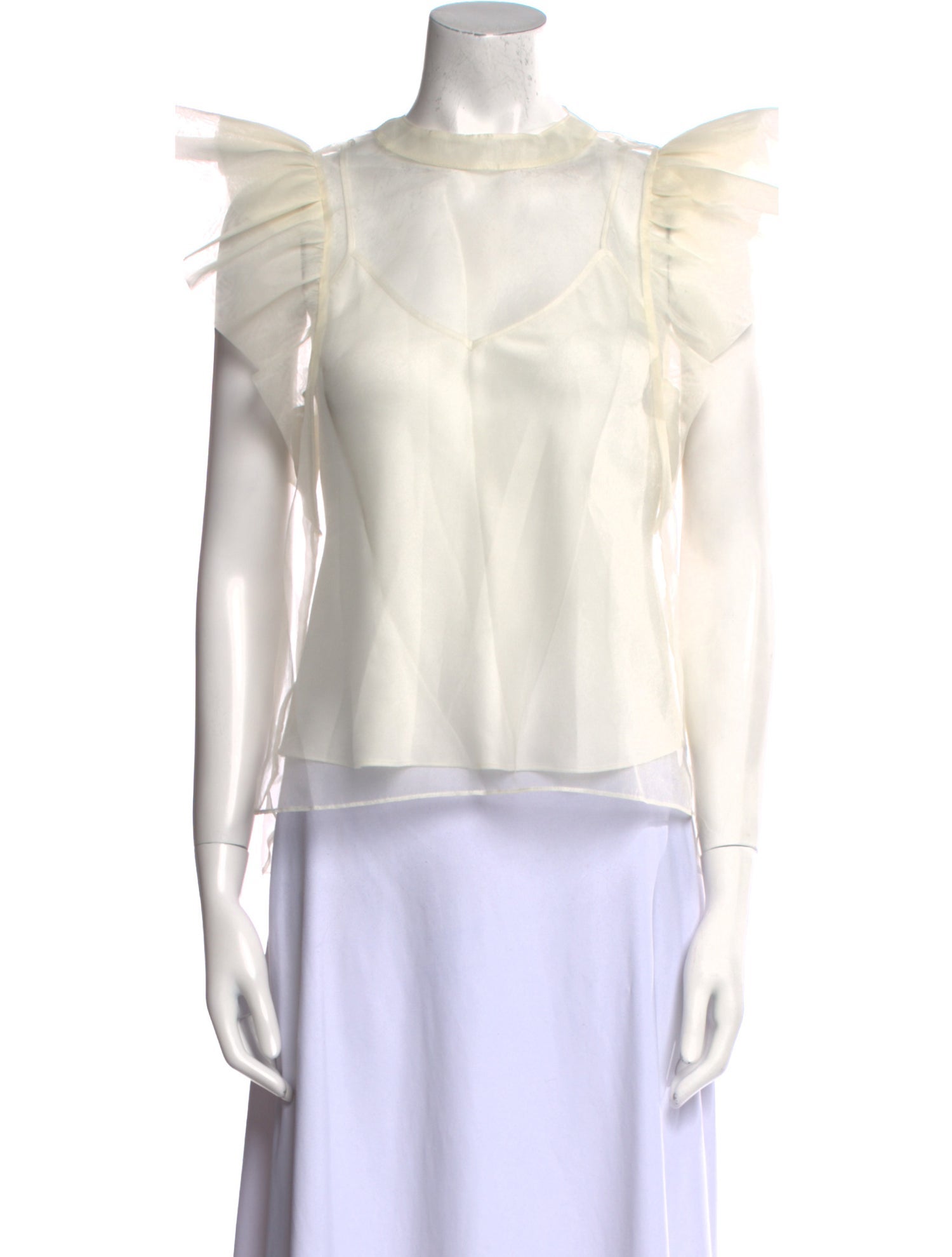 Simkhai Crew Neck Short Sleeve Top