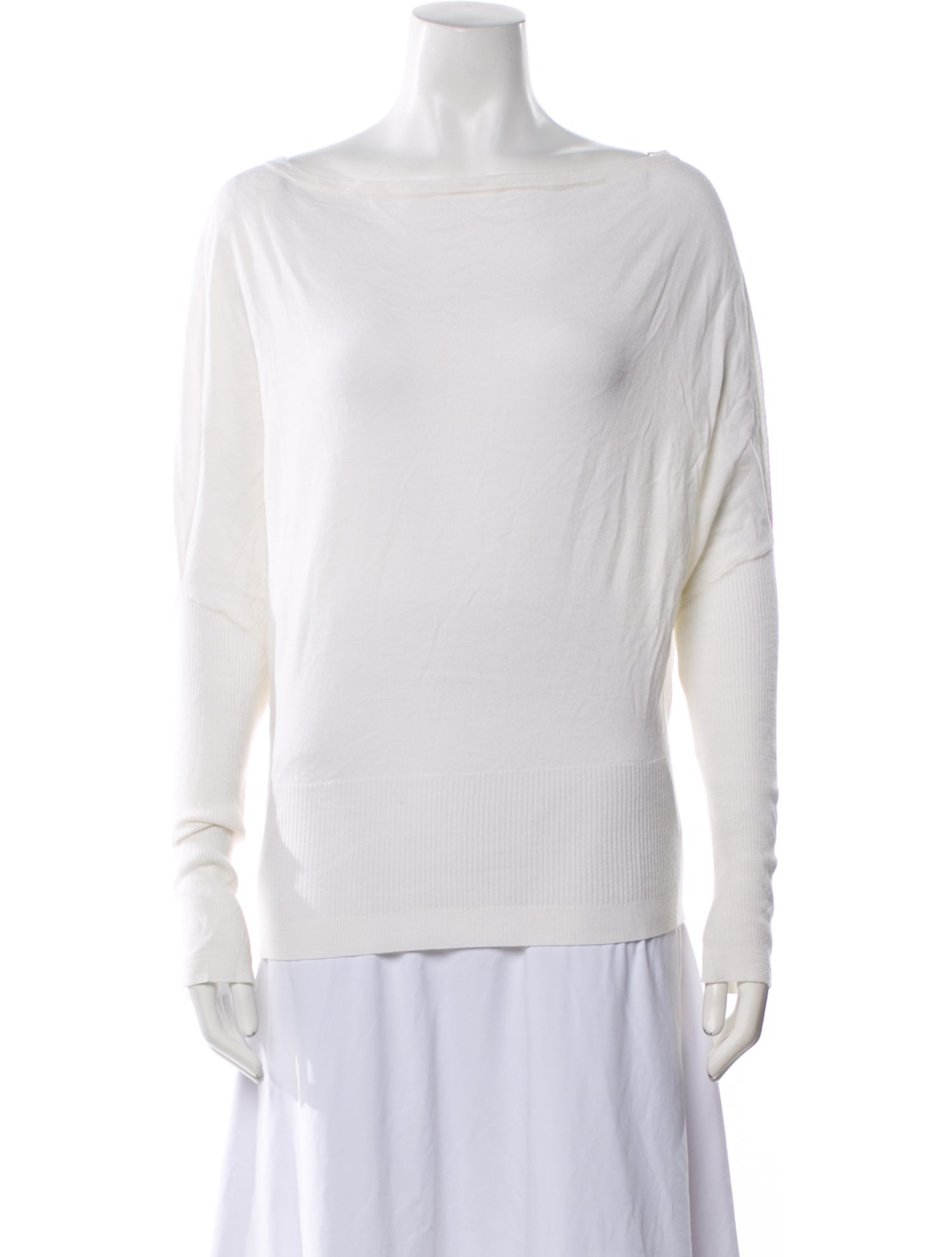 Simkhai Wool Bateau Neckline Sweater