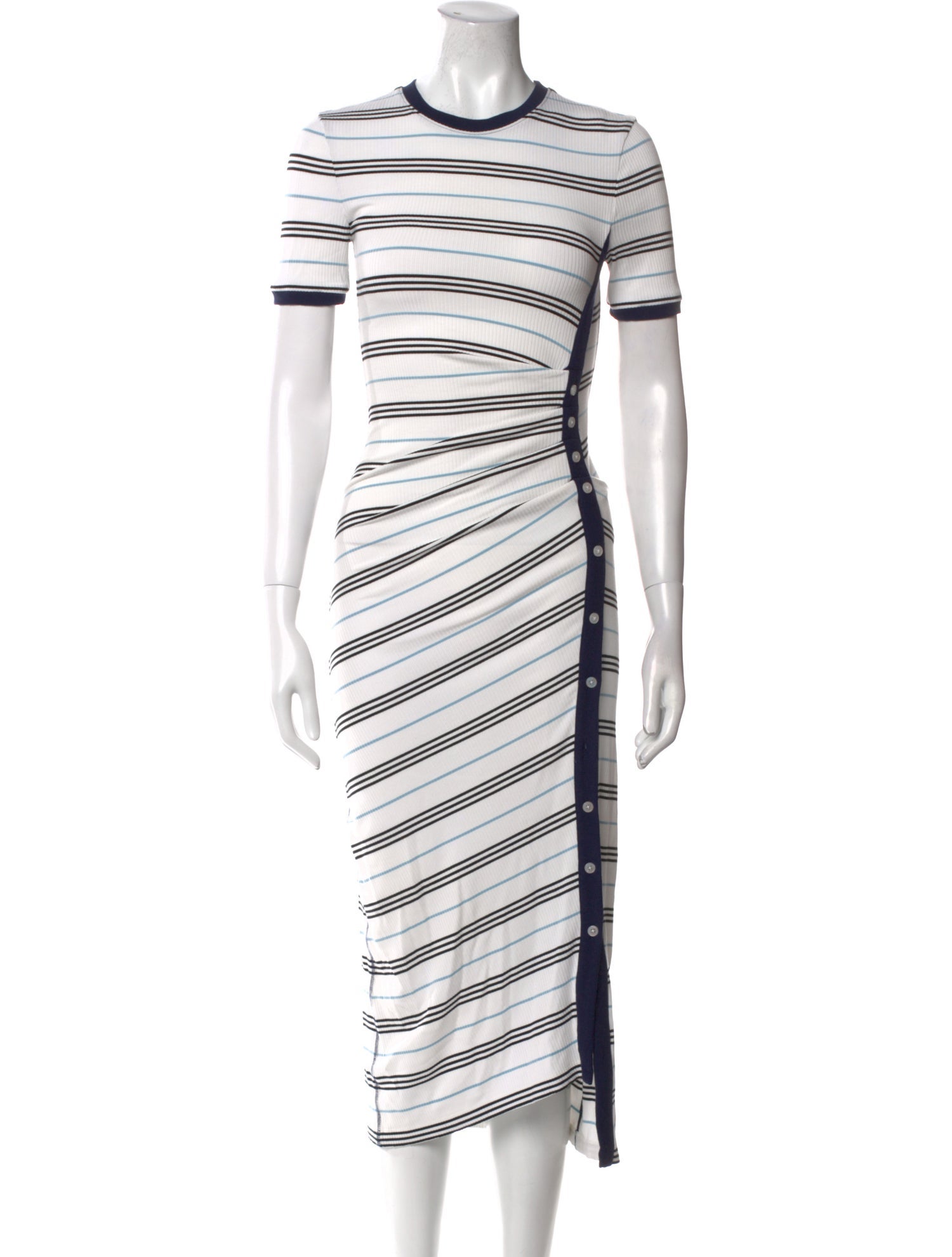 Simkhai Striped Midi Length Dress